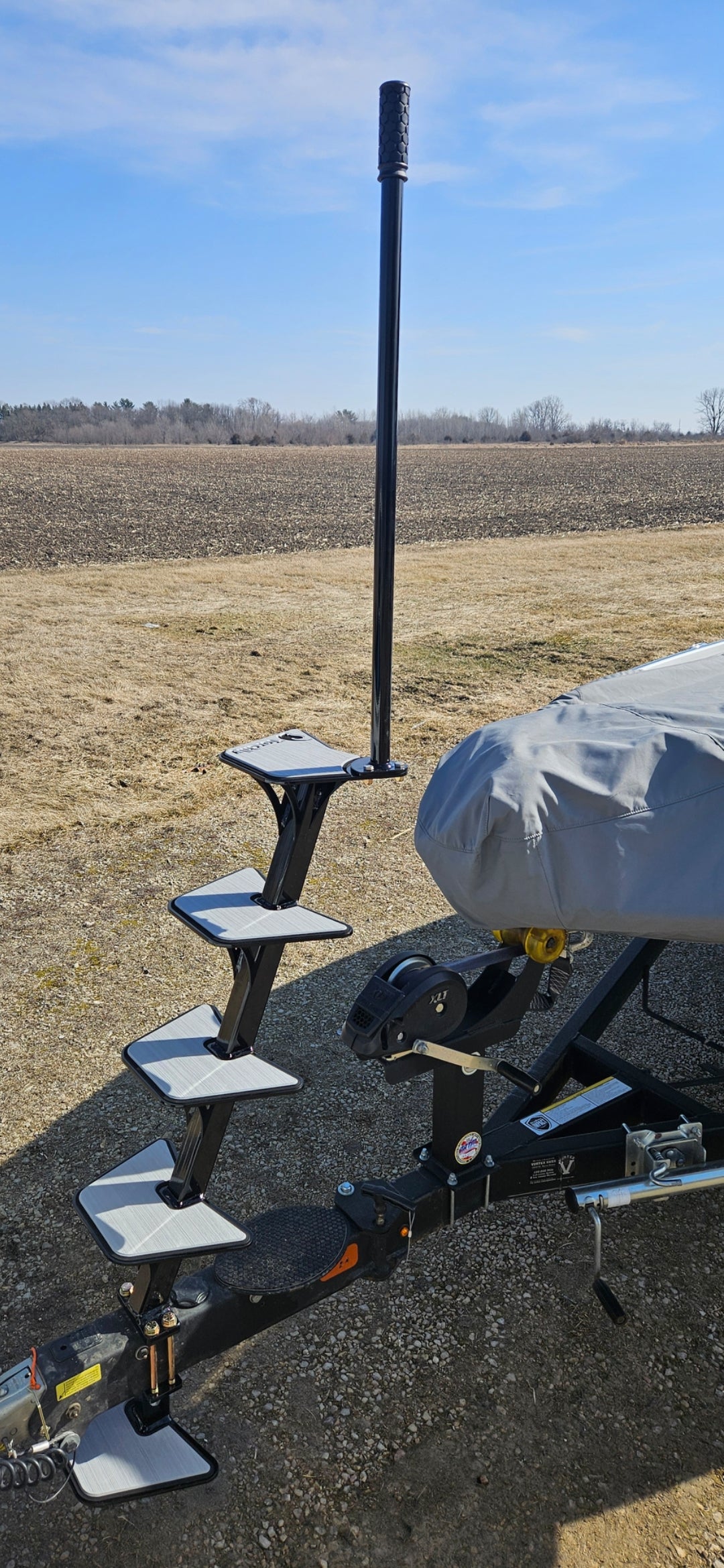 Torchly Ladder Boat Trailer Step