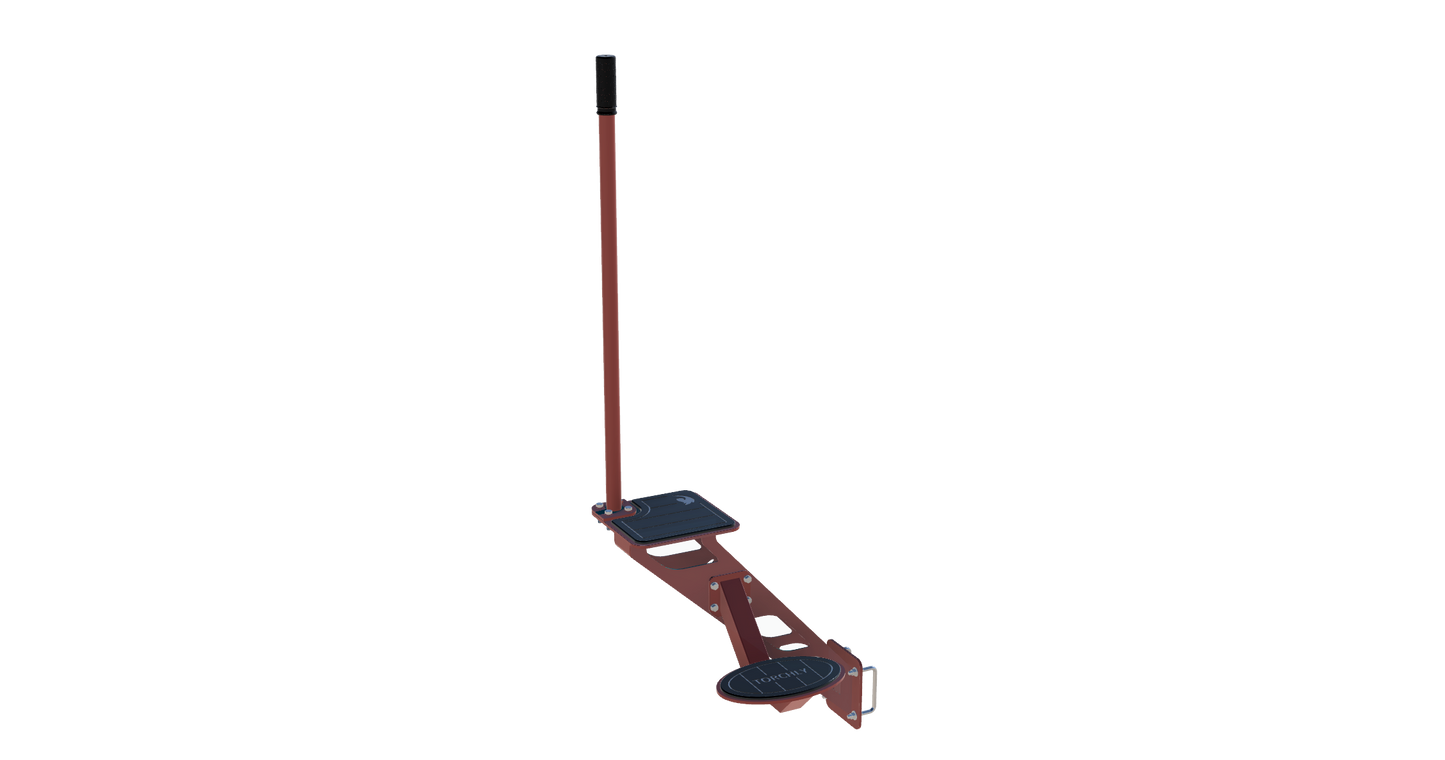 Torchly Bass Boat Trailer Steps - Textured Black