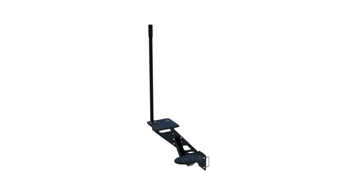Torchly Bass Boat Trailer Steps - Textured Black