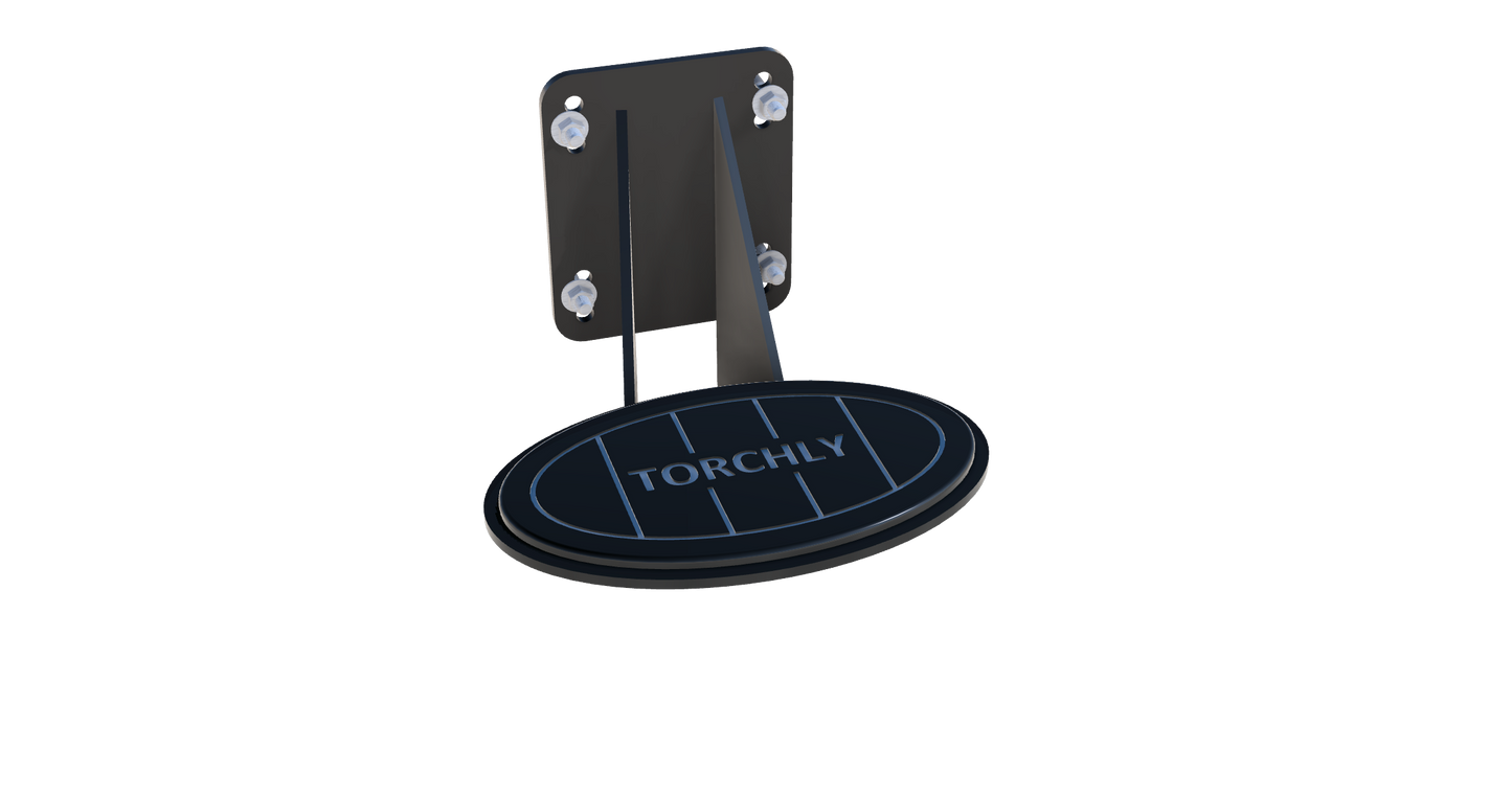 Torchly Boat Trailer Tongue Step- Texture Black